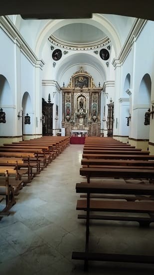 Iglesia del Carmen, Almodovar del Campo, interior