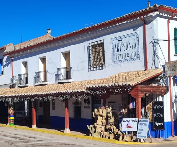 Venta de artesania, Puerto Lapice