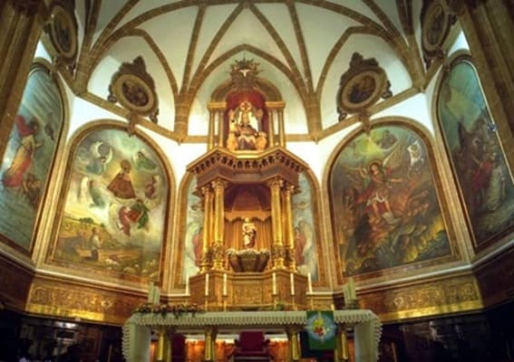 iglesia de san Pedro, interior, Daimiel