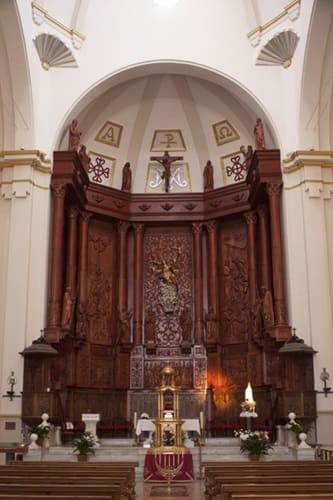 iglesia de la asunción, interior, Manzanares