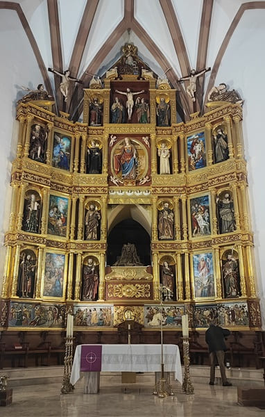 iglesia santa Catalina, interior, La Solana