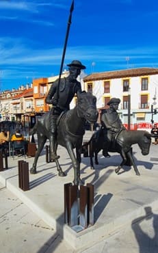 Quijote y Sancho, Alcazar de San Juan