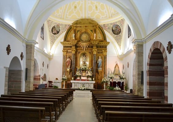 iglesia de san Sebastian, interior, Montiel