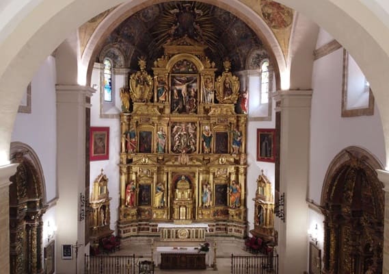 Iglesia Olmos, interior, Torre de Juan Abad